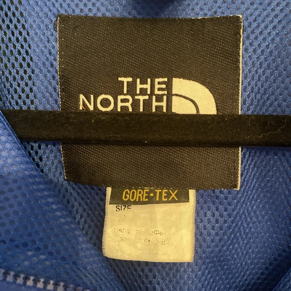 Vtg The North Face Size‎ XXL GORE-TEX Mens Shell Jacket Waterproof Blue